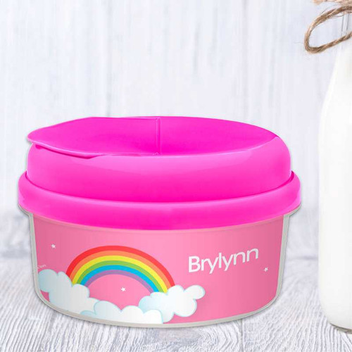 Dreamy Rainbow Snack Bowls With Lids