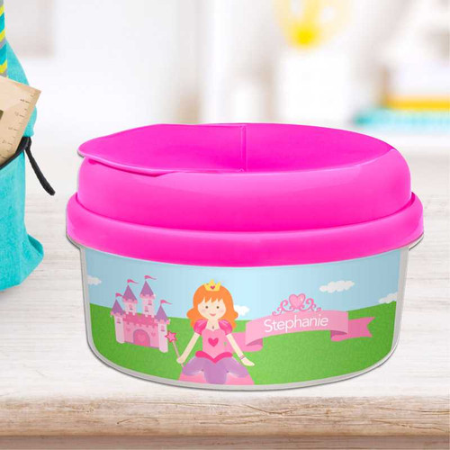 Sweet Little Princess Red Haired Snack Bowls For Kids