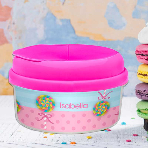 Yummy Lollipop Personalized Snack Bowl