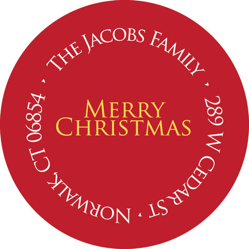 Welcome Baby Jesus Christmas Address Labels