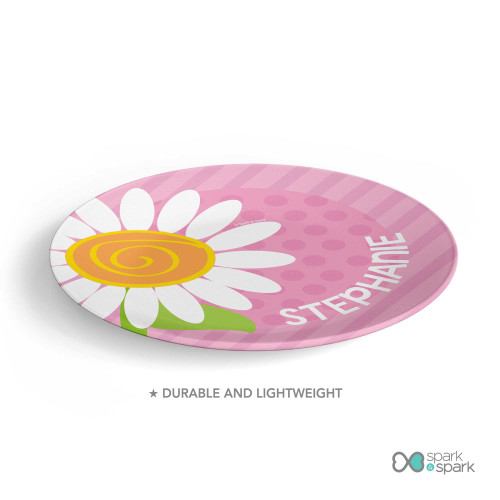 A Daisy For You Custom Plate for Girls