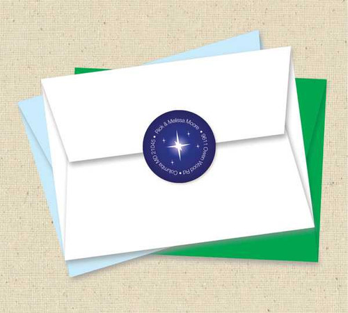 Wiseman Journey Christmas Address Labels