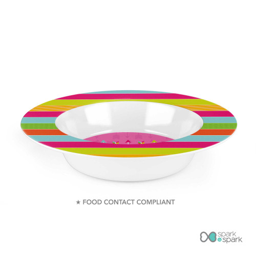 Colorful Arrows Custom Plate for Girls