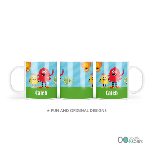 Monster Attack Kids Plates