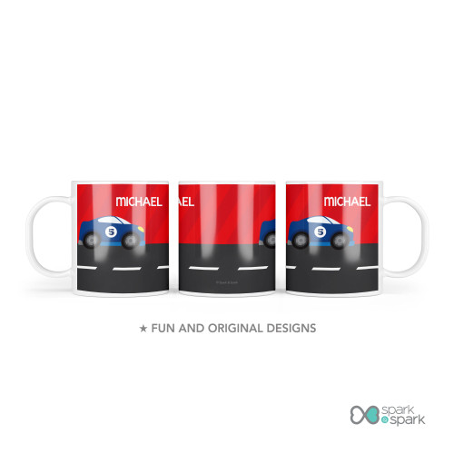 Super Fast Car Kids Plate