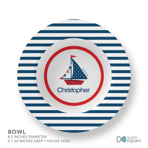 Set Sail Kids Plate