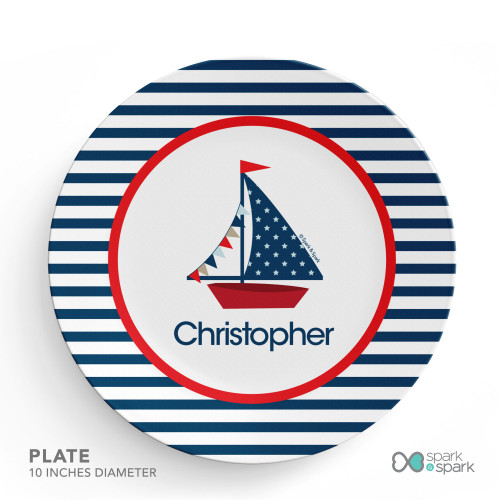 Set Sail Kids Plate