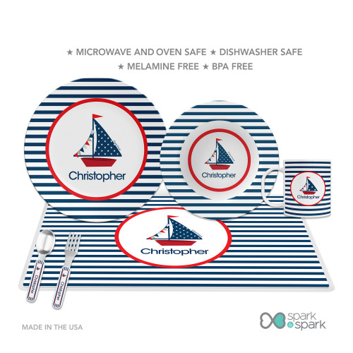 Set Sail Kids Plate