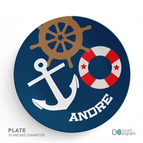 Nautical Ways Kids Plate