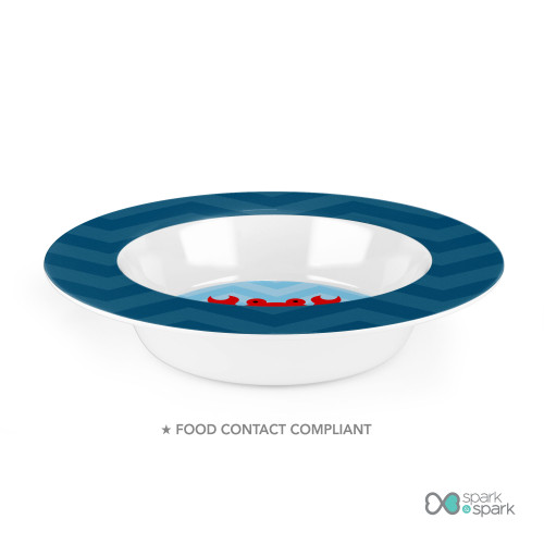 Happy Crab Kids Plate