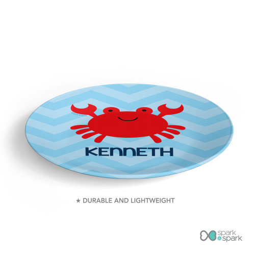 Happy Crab Kids Plate