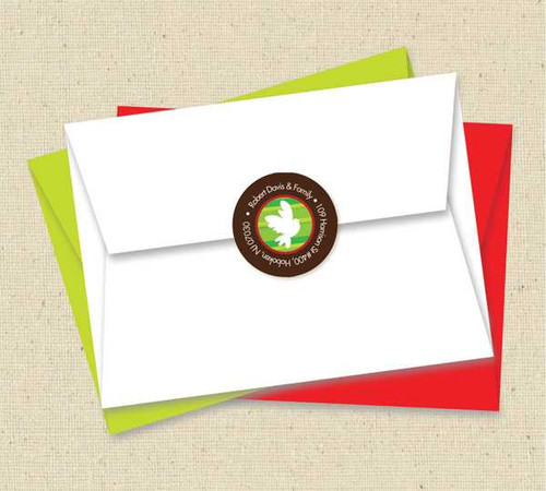 Peace On Earth Christmas Address Labels
