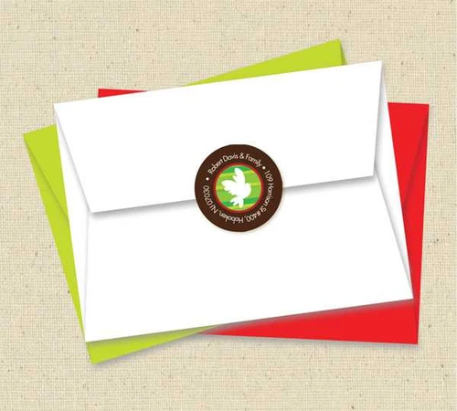 Peace On Earth Christmas Address Labels