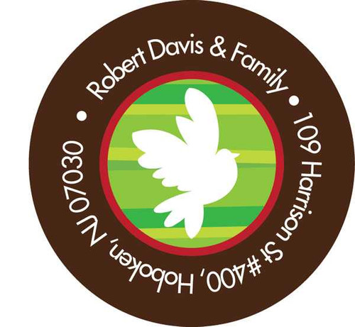 Peace On Earth Christmas Address Labels