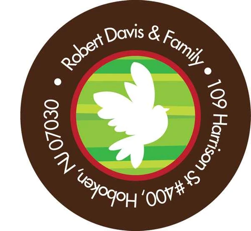 Peace On Earth Christmas Address Labels