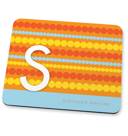 Simply yellow dots Mouse Pad