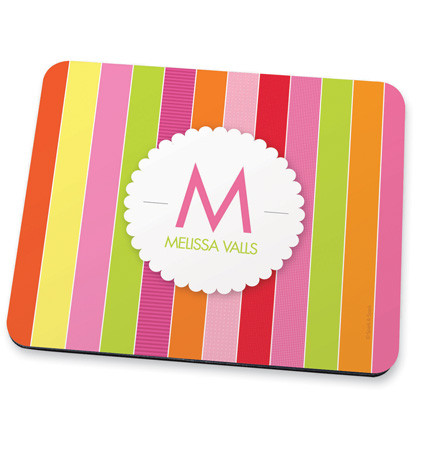 Bold and fun stripes Mouse Pad