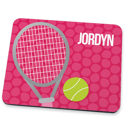 Tennis Fan Boy Mouse Pad