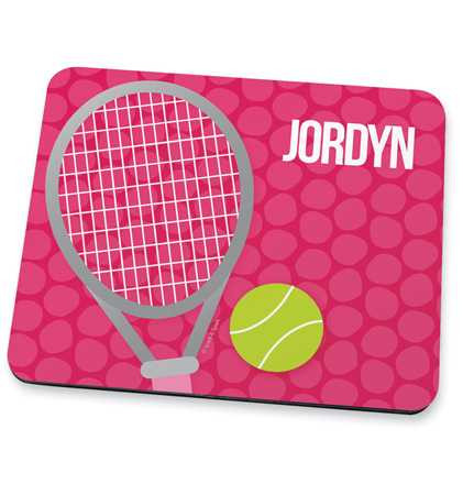 Tennis Fan Boy Mouse Pad