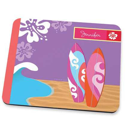Surfing the Waves Mouse Pad