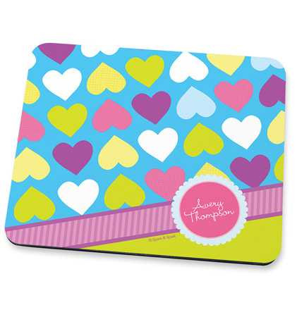 Happy Hearts Mouse Pad