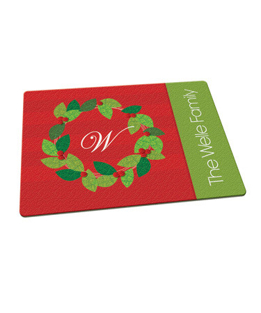 Elegant Wreath Cutting Board