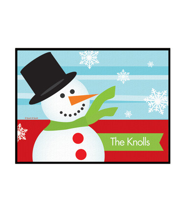 Hello Snowman Doormat