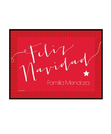 Mensaje de Feliz Navidad Doormat