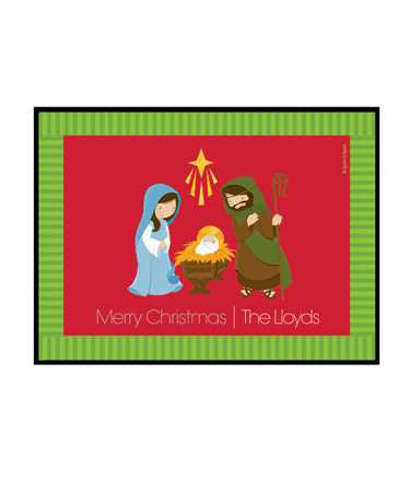 Christmas Nativity Doormat