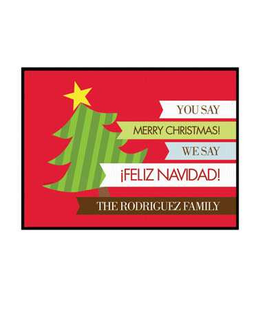 We Say Feliz Navidad Doormat