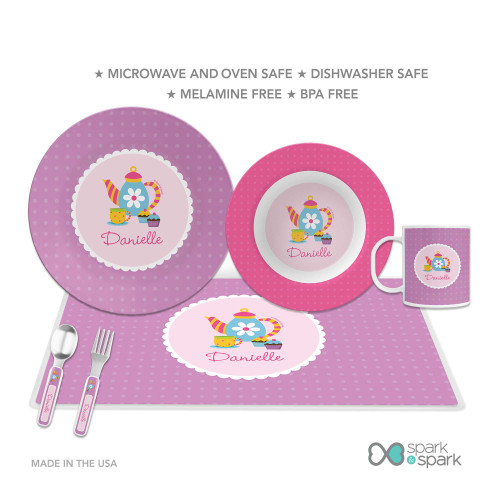 Tea Time Kids Plates