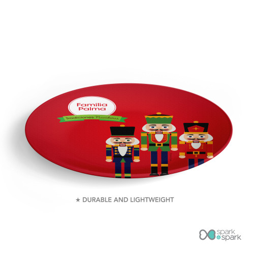 La Tradicion de el Cascanueces Personalized Christmas plate