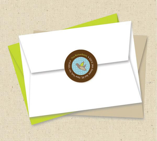 Winter Greetings Christmas Address Labels