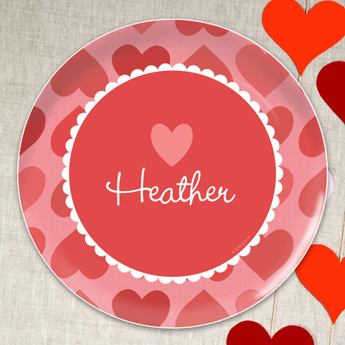 Lovely Hearts Kids Plates