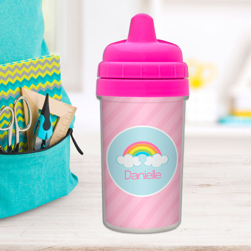 A Rainbow in the Sky Sippy Cup for Toddlers