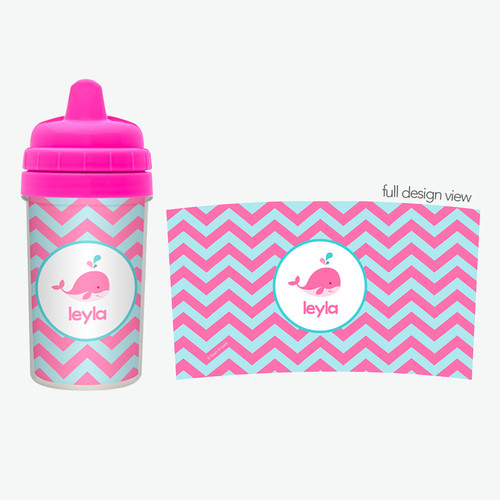 Best Sippy Cup with Sweet Pink Whale Design