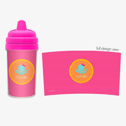 Cute Octopus Customized Baby Sippy Cup