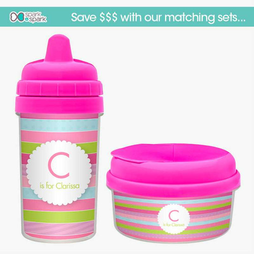 Best Sippy Cup for Milk with Pastel Stripes