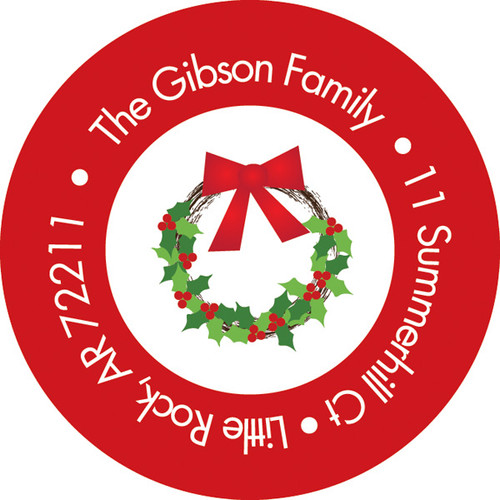 Holiday Joy Christmas Address Labels
