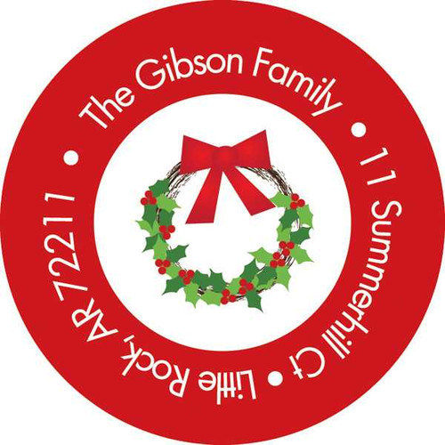 Holiday Joy Christmas Address Labels