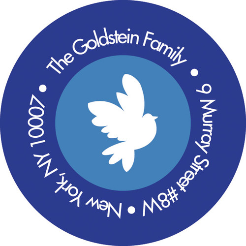 Wishful Dove Address Label