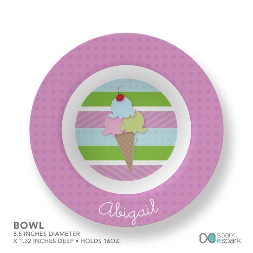 Yummy Ice Cream Kids Bowl