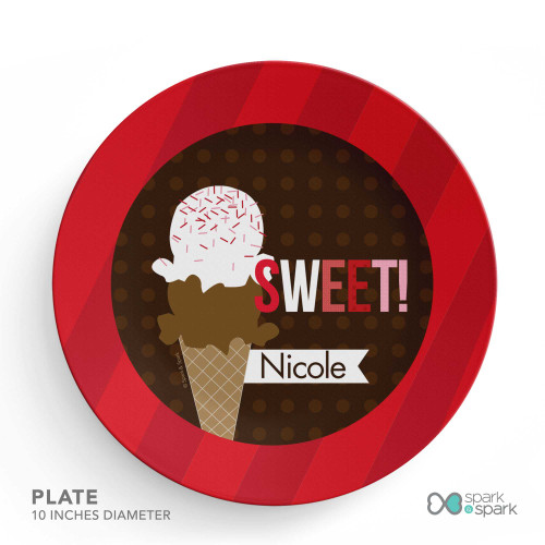Sweet & Yummy Red Kids Bowl