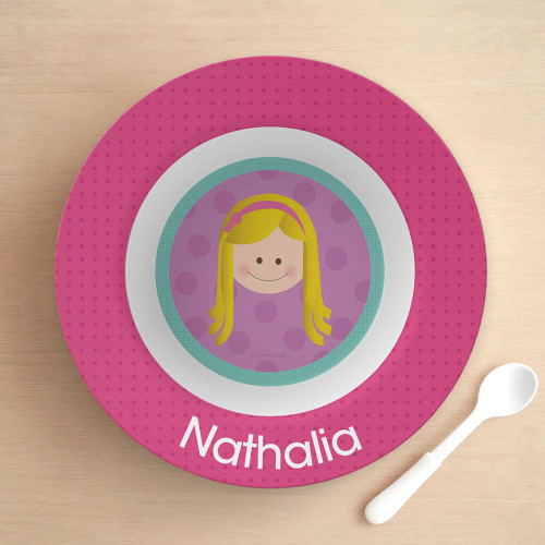 Just Like Me Girl Lavender Kids Bowl