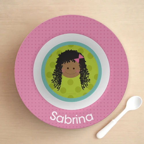 Just Like Me Girl Green Kids Bowl