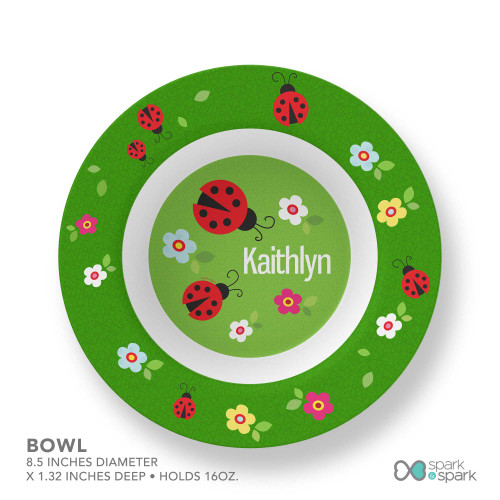Curious Lady Bug Kids Bowl