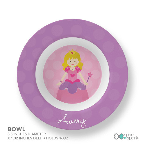 Cute Princess Kids Bowl