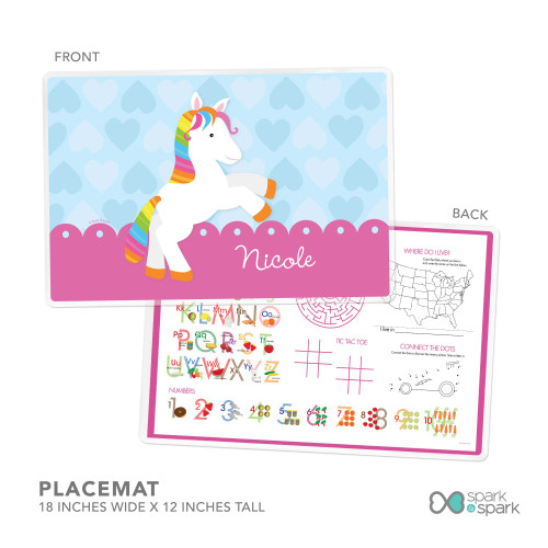 Cute Rainbow Pony Kids Bowl