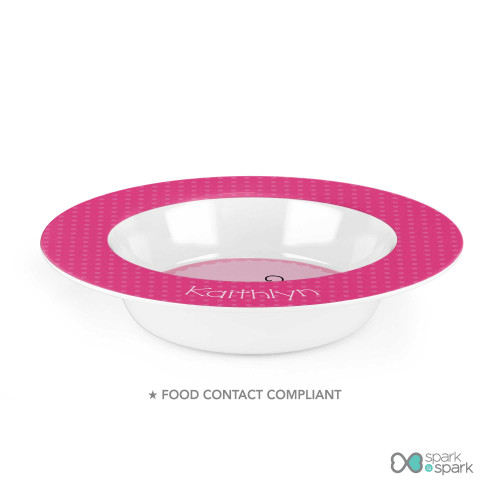 Sweet Pink Lady Bug Kids Bowl
