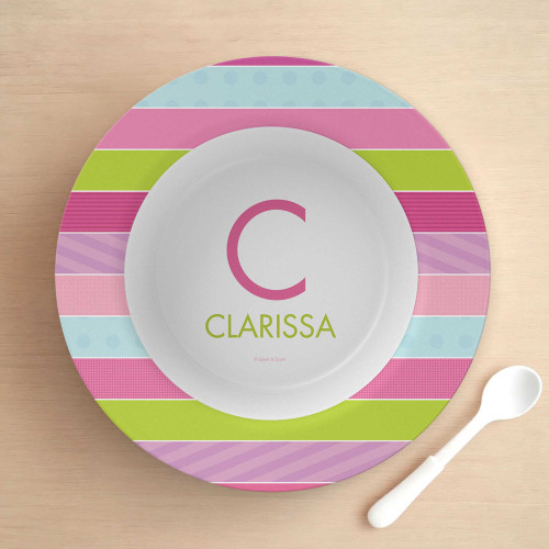 Pastel Stripes Kids Bowl